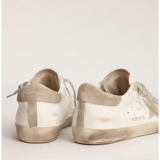 Golden Goose Super-Star With Gray Suede Star And Heel Tab GWF00101.F000417.10276